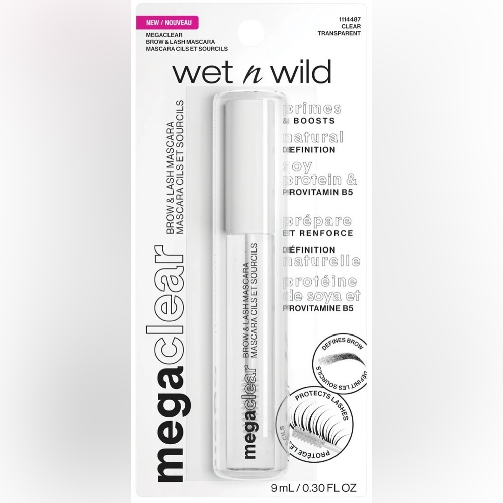 Wet n Wild MegaClear Brow & Lash Mascara - Transparent | NEW, UNOPENED